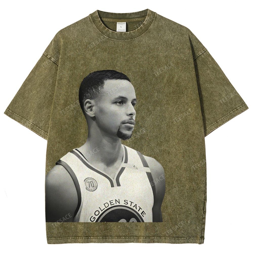 STEPHEN CURRY TEE Unisex Fit Washed T-Shirt 