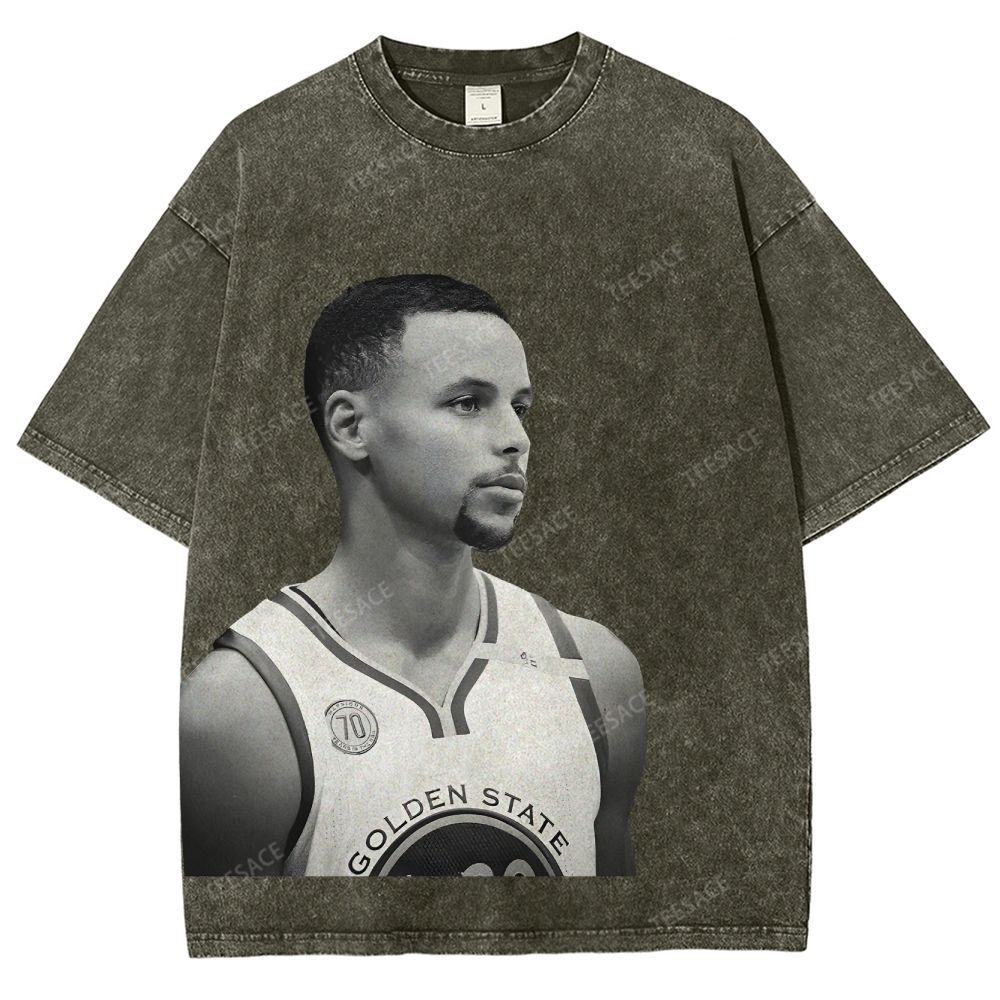 STEPHEN CURRY TEE Unisex Fit Washed T-Shirt 