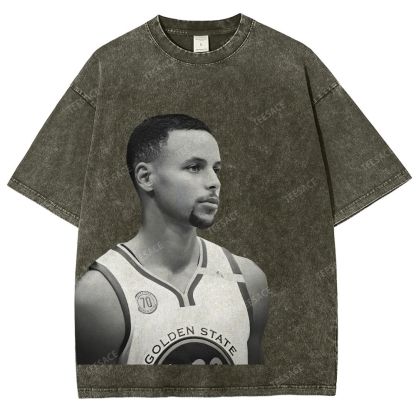 STEPHEN CURRY TEE Unisex Fit Washed T-Shirt 
