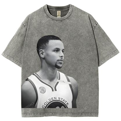 STEPHEN CURRY TEE Unisex Fit Washed T-Shirt 