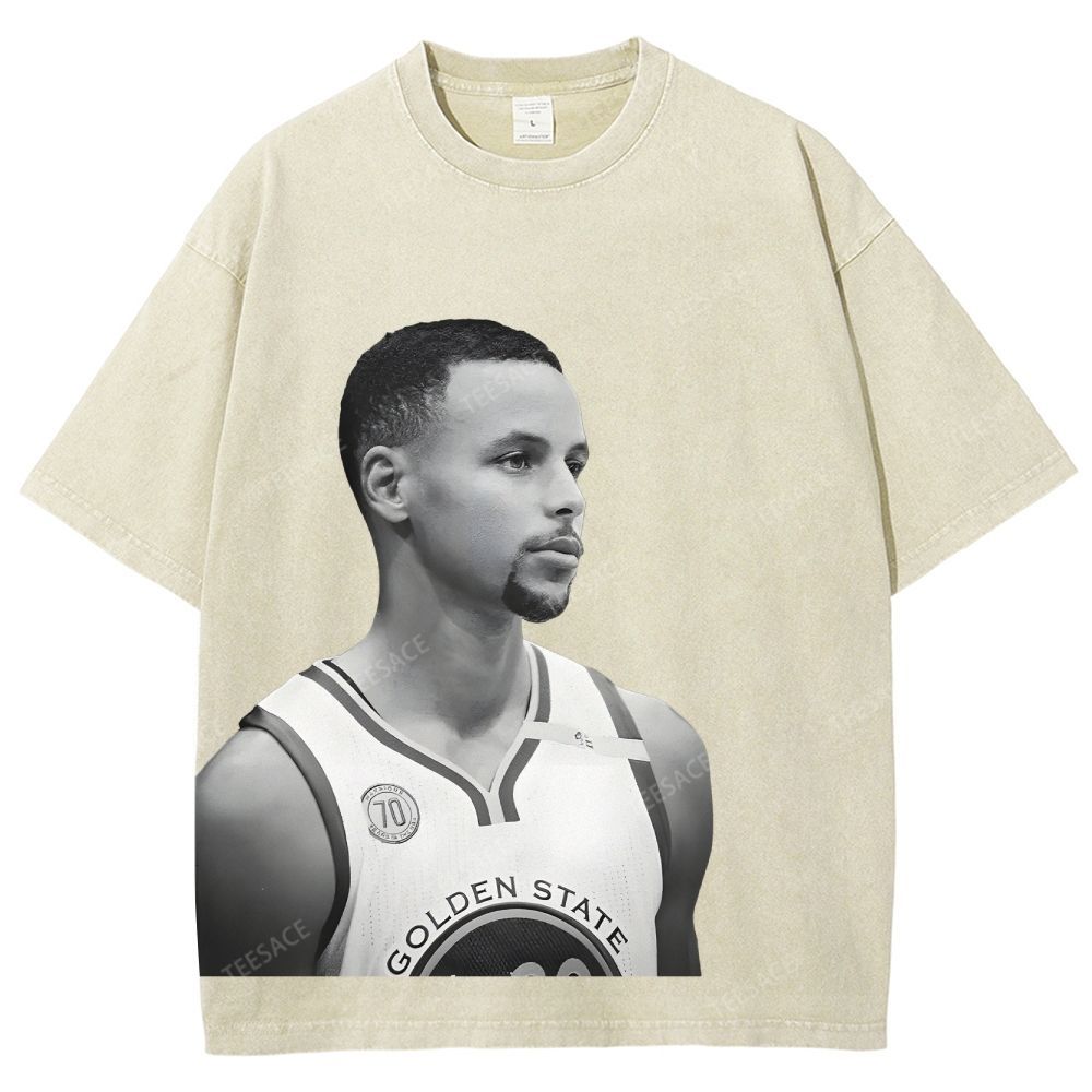 STEPHEN CURRY TEE Unisex Fit Washed T-Shirt 