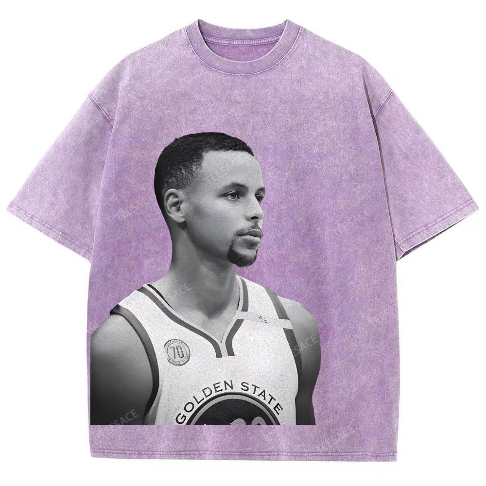 STEPHEN CURRY TEE Unisex Fit Washed T-Shirt 