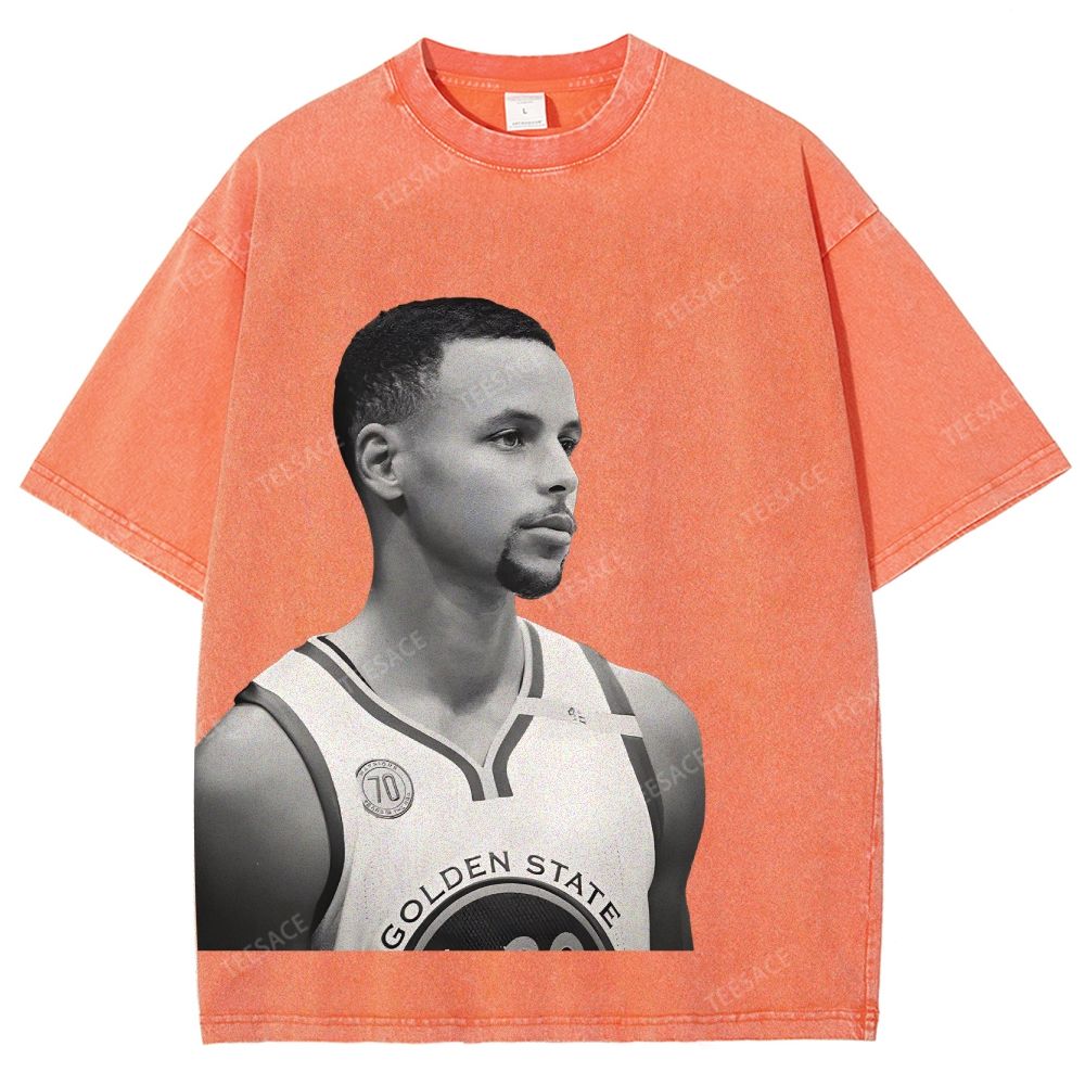 STEPHEN CURRY TEE Unisex Fit Washed T-Shirt 