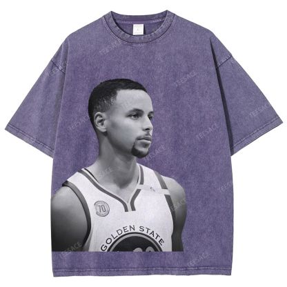 STEPHEN CURRY TEE Unisex Fit Washed T-Shirt 