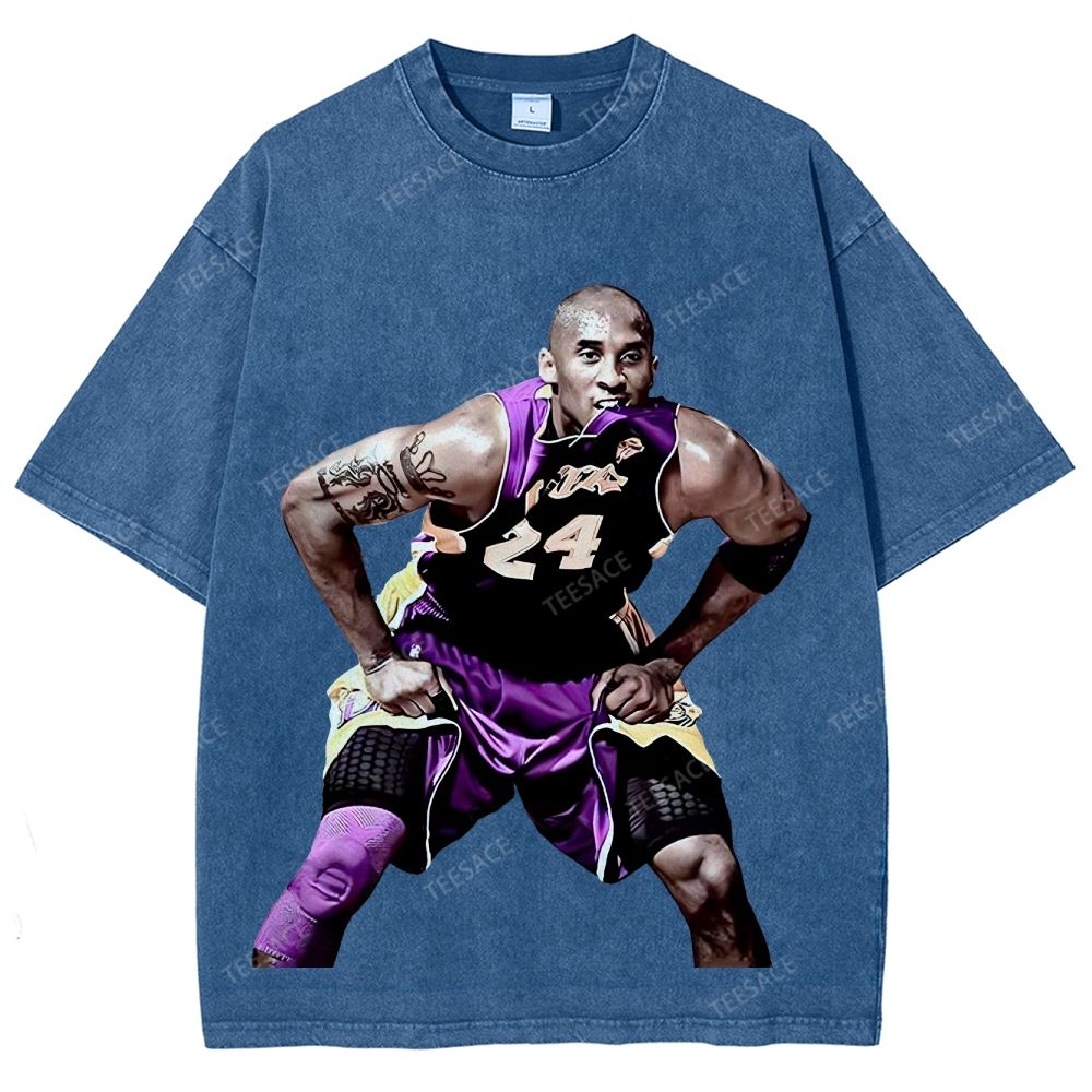 Unisex Fit Washed T-Shirt KOBE 2 TEE