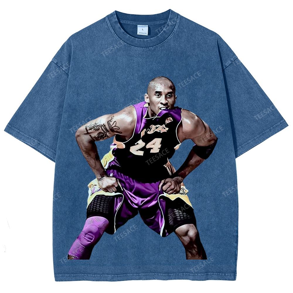 Unisex Fit Washed T-Shirt KOBE 2 TEE