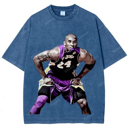 Unisex Fit Washed T-Shirt KOBE 2 TEE