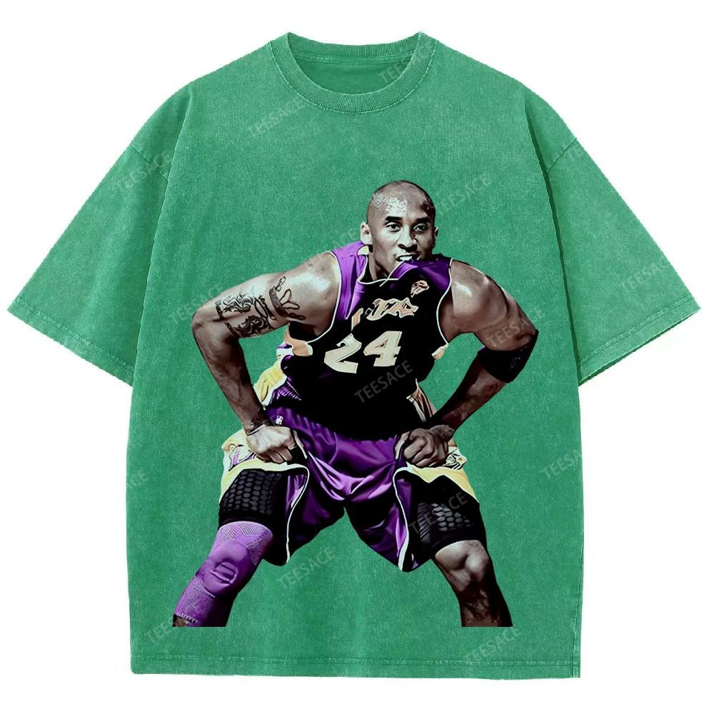 Unisex Fit Washed T-Shirt KOBE 2 TEE