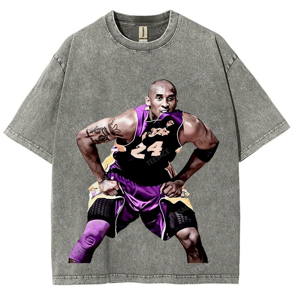 Unisex Fit Washed T-Shirt KOBE 2 TEE