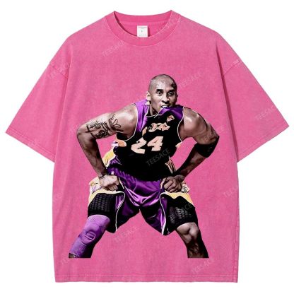 Unisex Fit Washed T-Shirt KOBE 2 TEE