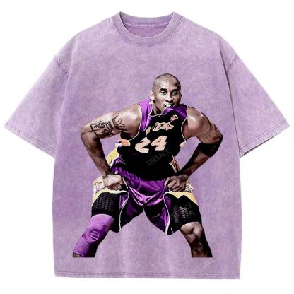 Unisex Fit Washed T-Shirt KOBE 2 TEE