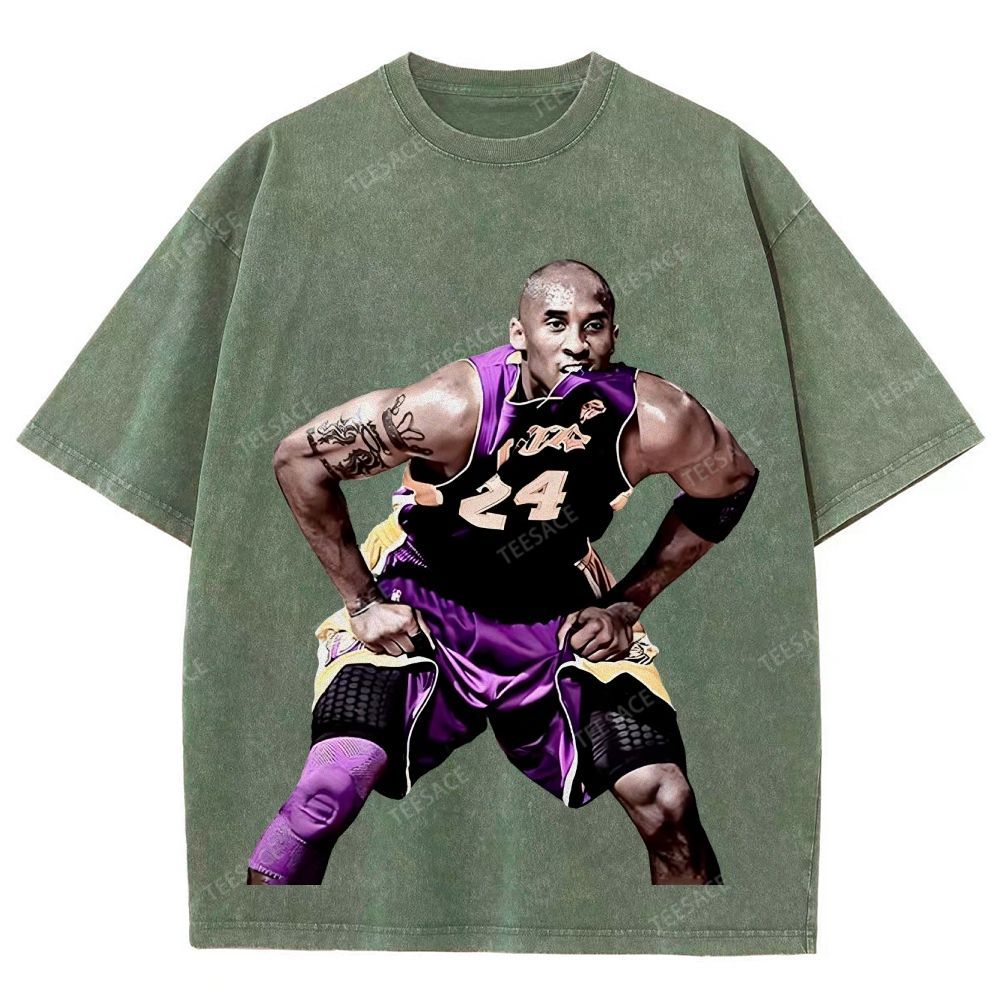 Unisex Fit Washed T-Shirt KOBE 2 TEE