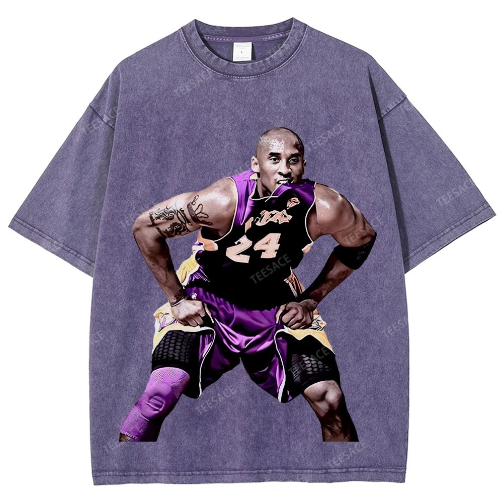 Unisex Fit Washed T-Shirt KOBE 2 TEE