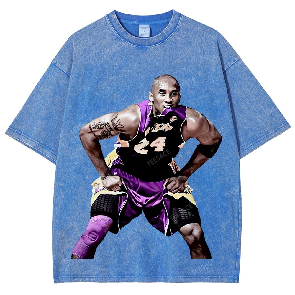 Unisex Fit Washed T-Shirt KOBE 2 TEE