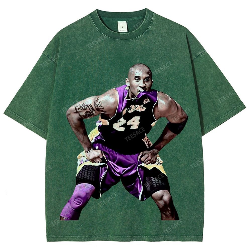 Unisex Fit Washed T-Shirt KOBE 2 TEE
