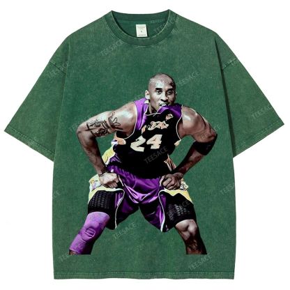 Unisex Fit Washed T-Shirt KOBE 2 TEE