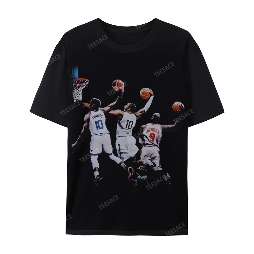 Casual Short Sleeve T-Shirt KOBE & JORDANS & EDWARDS