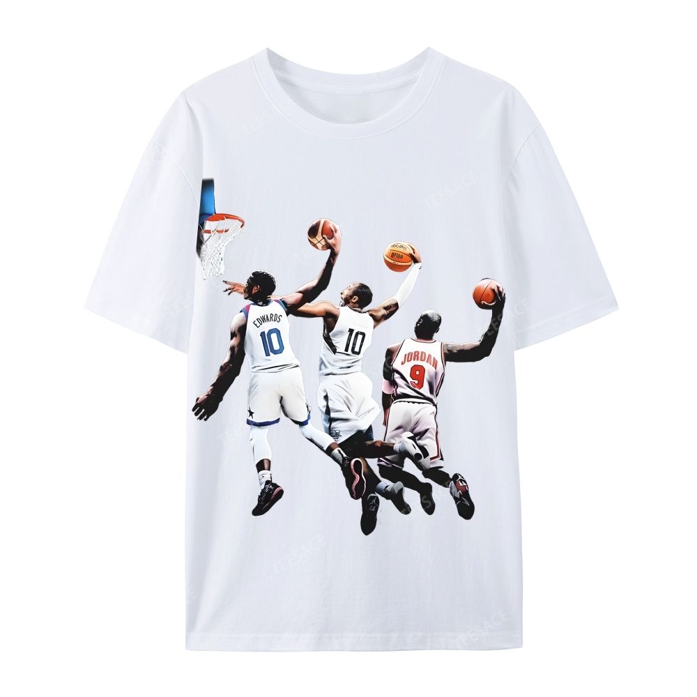 Casual Short Sleeve T-Shirt KOBE & JORDANS & EDWARDS