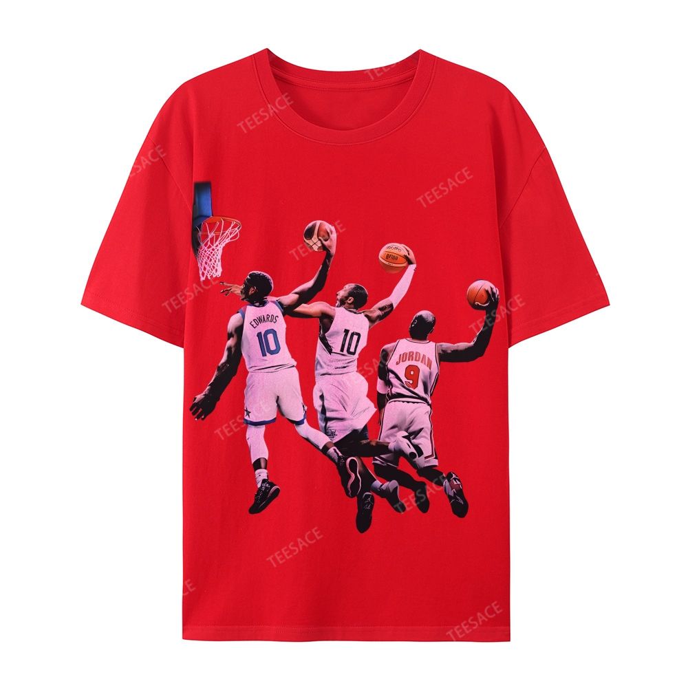 Casual Short Sleeve T-Shirt KOBE & JORDANS & EDWARDS