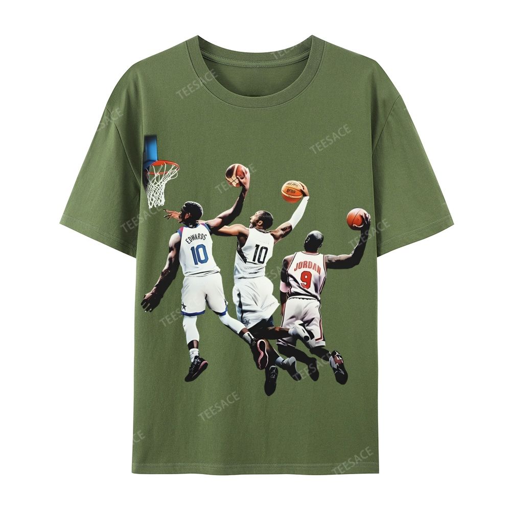 Casual Short Sleeve T-Shirt KOBE & JORDANS & EDWARDS