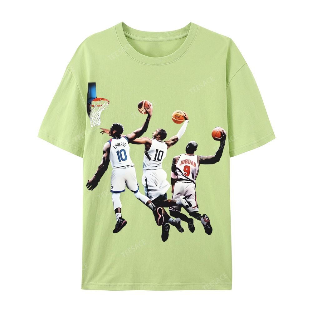 Casual Short Sleeve T-Shirt KOBE & JORDANS & EDWARDS