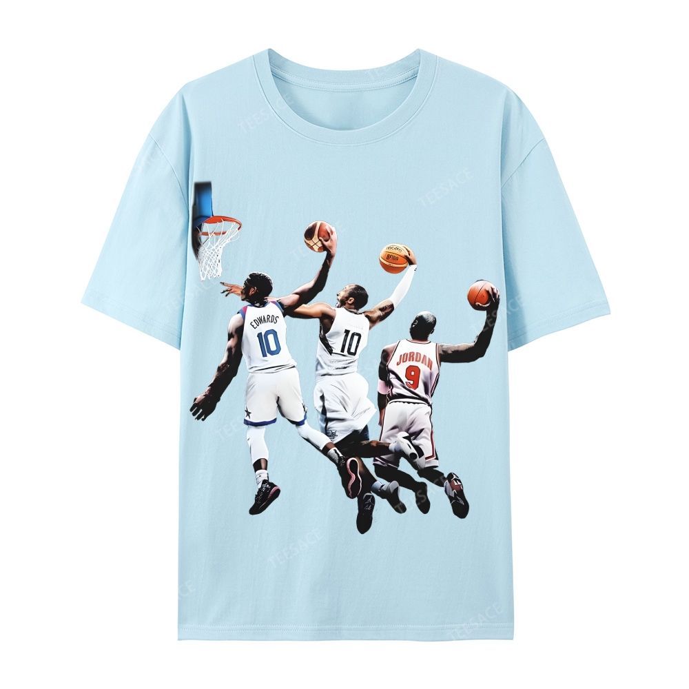 Casual Short Sleeve T-Shirt KOBE & JORDANS & EDWARDS