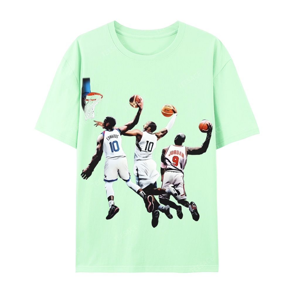 Casual Short Sleeve T-Shirt KOBE & JORDANS & EDWARDS