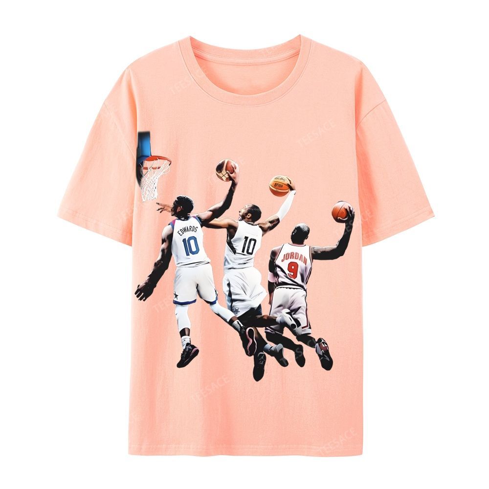 Casual Short Sleeve T-Shirt KOBE & JORDANS & EDWARDS