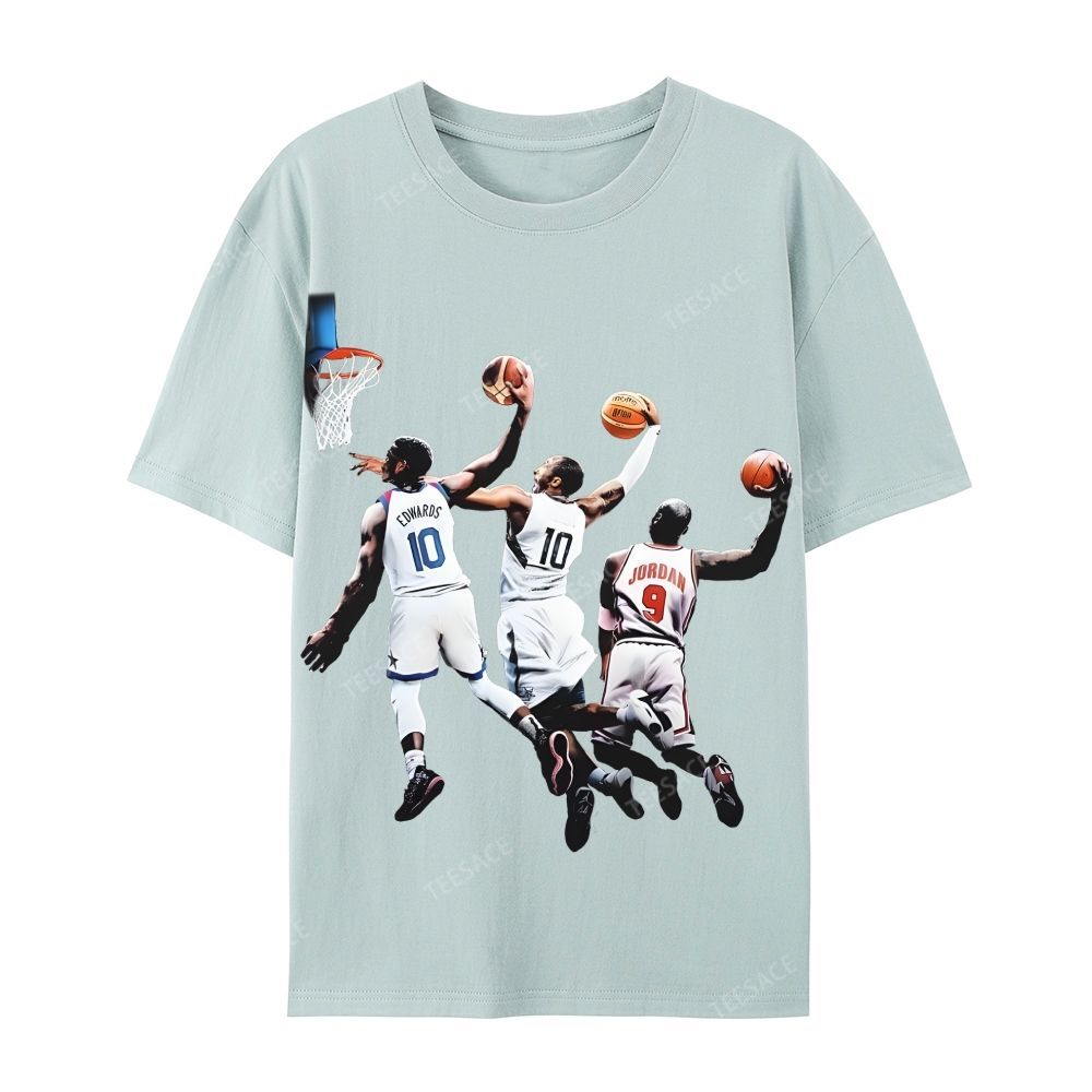 Casual Short Sleeve T-Shirt KOBE & JORDANS & EDWARDS
