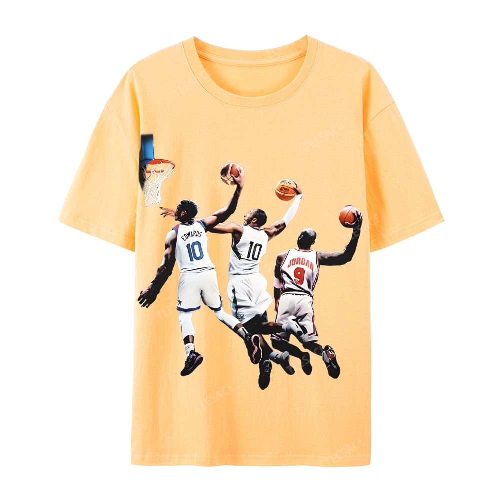Casual Short Sleeve T-Shirt KOBE & JORDANS & EDWARDS