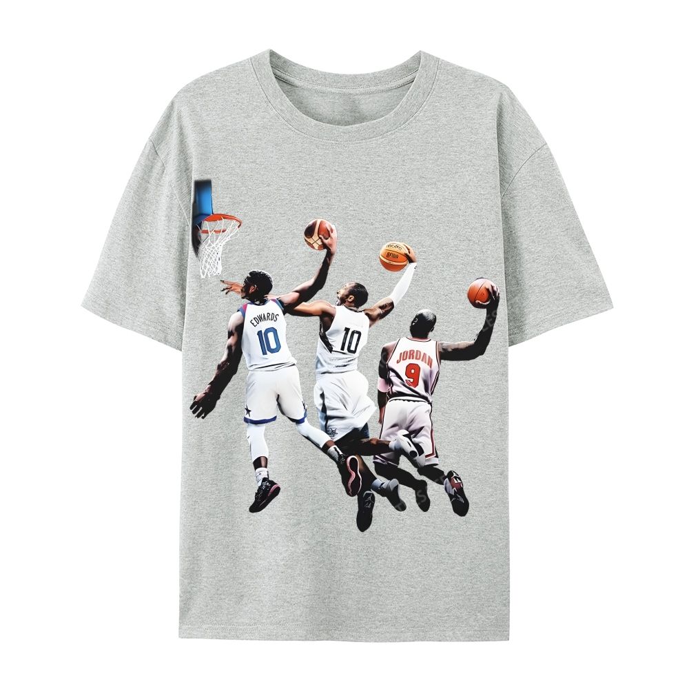 Casual Short Sleeve T-Shirt KOBE & JORDANS & EDWARDS