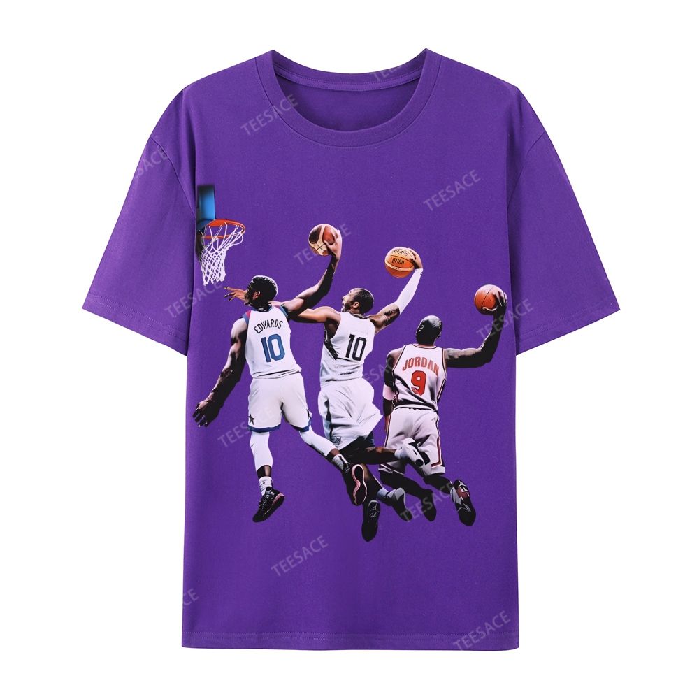 Casual Short Sleeve T-Shirt KOBE & JORDANS & EDWARDS
