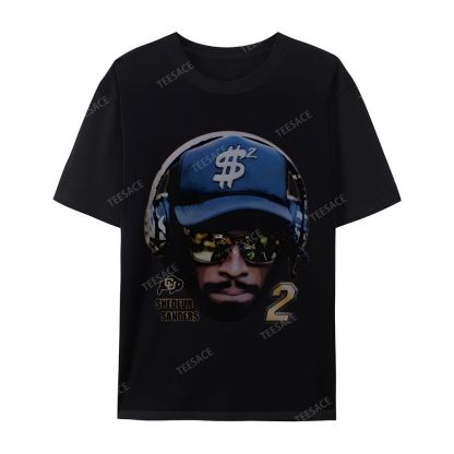 SHEDEUR SANDERS Casual Short Sleeve T-Shirt  