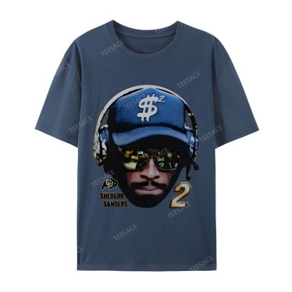 SHEDEUR SANDERS Casual Short Sleeve T-Shirt  