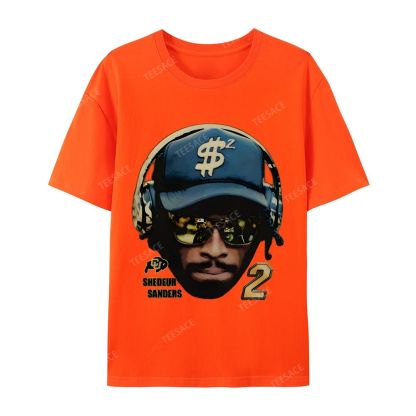 SHEDEUR SANDERS Casual Short Sleeve T-Shirt  
