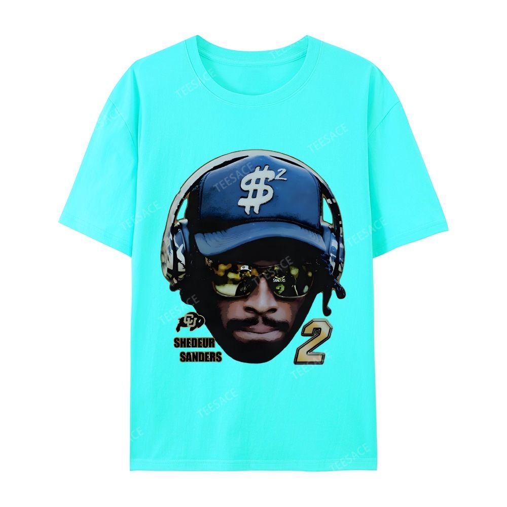 SHEDEUR SANDERS Casual Short Sleeve T-Shirt  