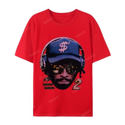 SHEDEUR SANDERS Casual Short Sleeve T-Shirt  