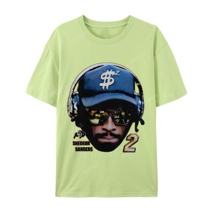 SHEDEUR SANDERS Casual Short Sleeve T-Shirt  