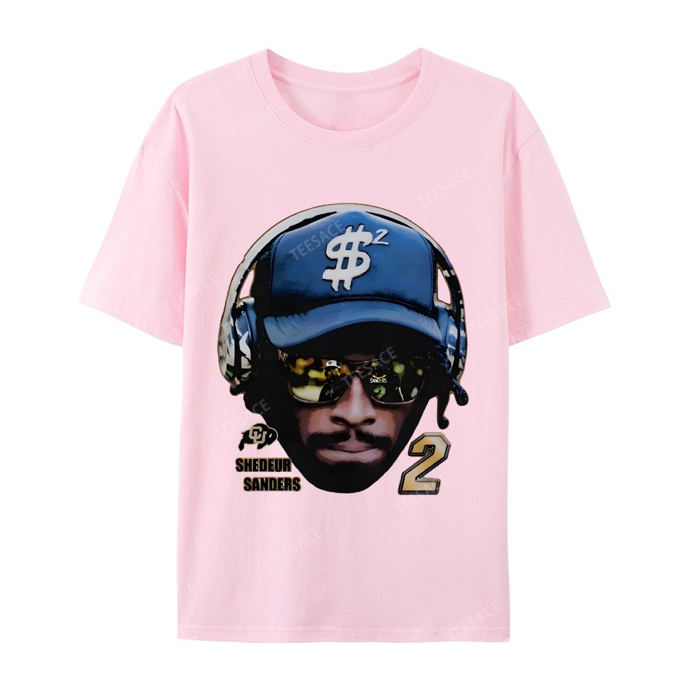 SHEDEUR SANDERS Casual Short Sleeve T-Shirt  