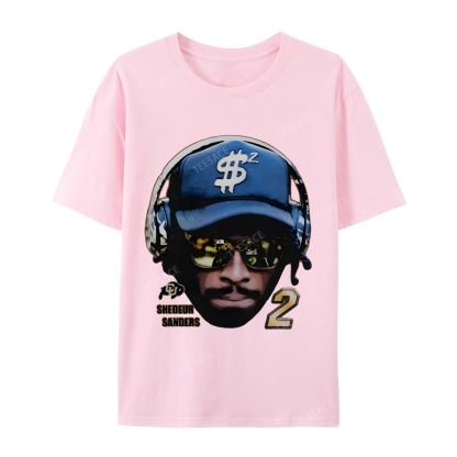 SHEDEUR SANDERS Casual Short Sleeve T-Shirt  
