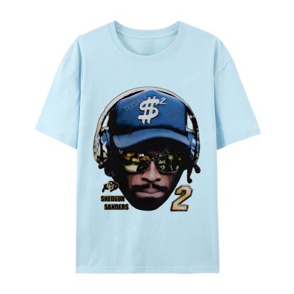 SHEDEUR SANDERS Casual Short Sleeve T-Shirt  