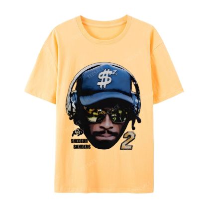 SHEDEUR SANDERS Casual Short Sleeve T-Shirt  