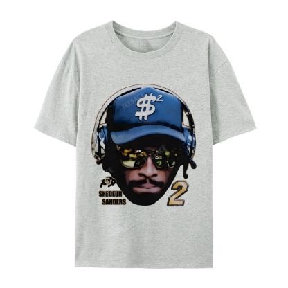 SHEDEUR SANDERS Casual Short Sleeve T-Shirt  