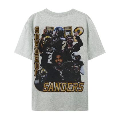 SHEDEUR SANDERS Casual Short Sleeve T-Shirt  