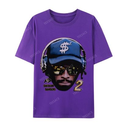 SHEDEUR SANDERS Casual Short Sleeve T-Shirt  