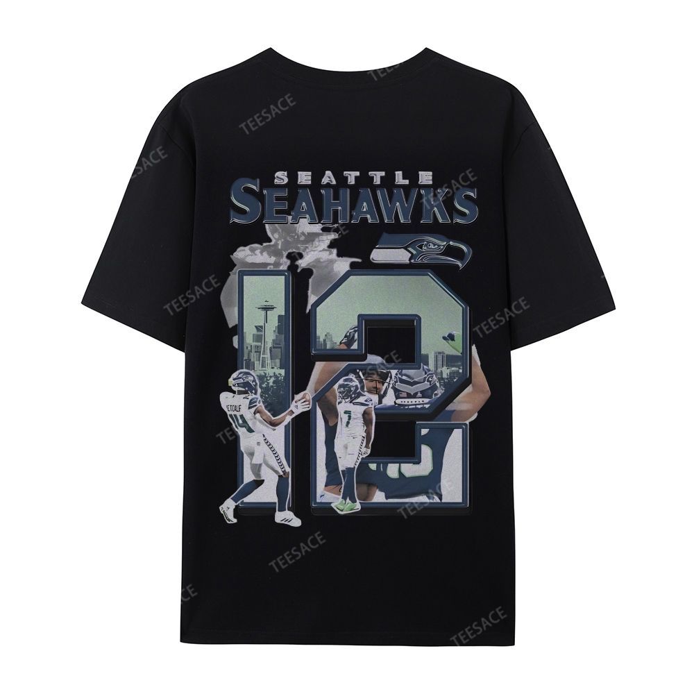 2024 SEAHAWKS Tee Casual Short Sleeve T-Shirt 
