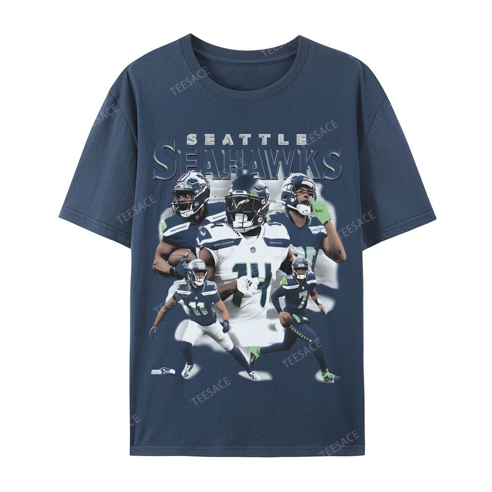 2024 SEAHAWKS Tee Casual Short Sleeve T-Shirt 