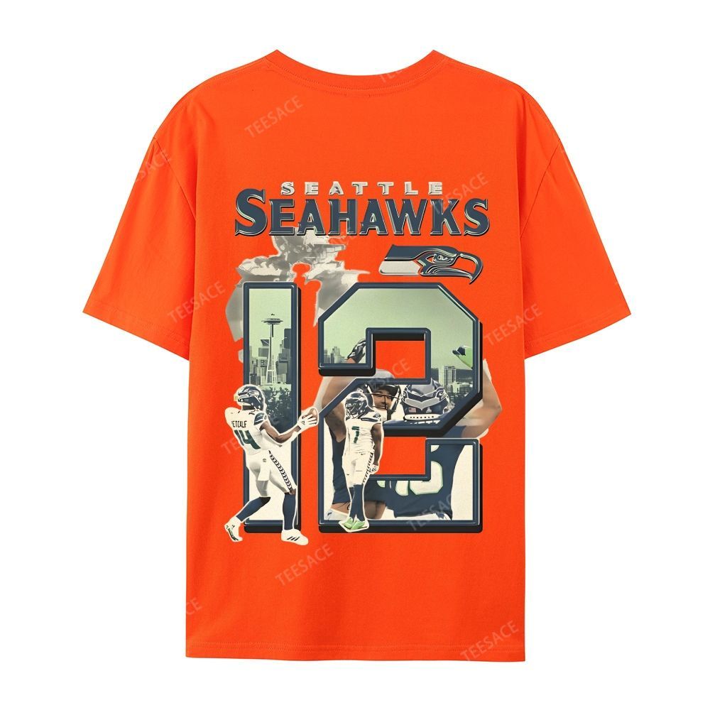 2024 SEAHAWKS Tee Casual Short Sleeve T-Shirt 