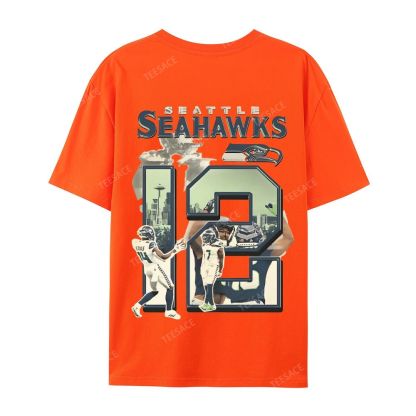2024 SEAHAWKS Tee Casual Short Sleeve T-Shirt 