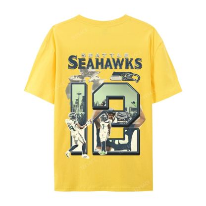 2024 SEAHAWKS Tee Casual Short Sleeve T-Shirt 